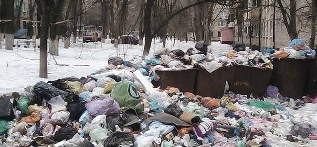 Горы мусора испортили новогодние каникулы во Владимире